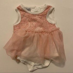 Lot Of 5 Baby Size 6 Months Pants Dress Tutu Bodysuit Top Bottom Infant Clothes